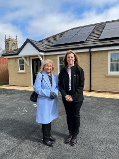 CLLR DORRIAN WITH ELIZABETH FROUDE PLATFORM HOUSING GROUP CHIEF EXECUTIVE