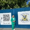 Cllr Dorrian at Rosegarth Square